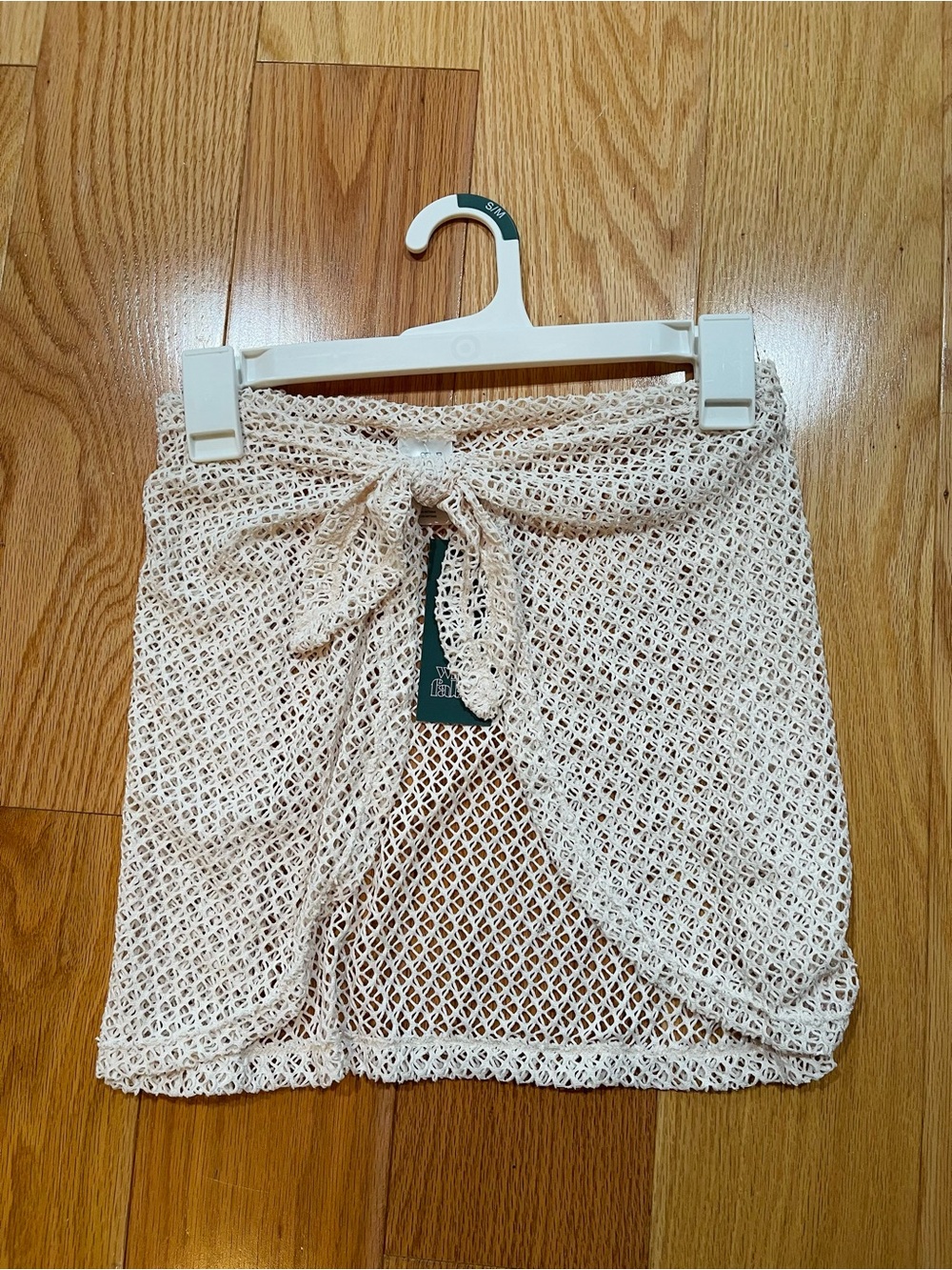 wild fable Cream Crochet Swim Coverup
